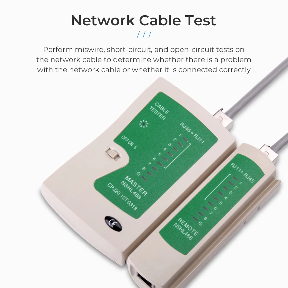 UTP STP Shielded Network Ethernet Cable Tester Comprehensive Telephone Line Connectivity Check Tool for IT Networking