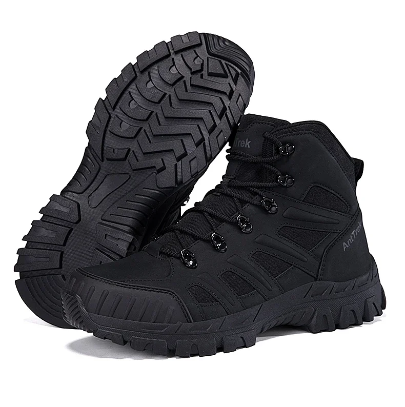 Herren Neue Armee-Stiefel Outdoor Ultraleichte Rutschfeste Schnelleinsatz-Knöchelstiefel Taktische Stiefel für Camping Arbeit Wasserdichte Jagdstiefel – Detail 38