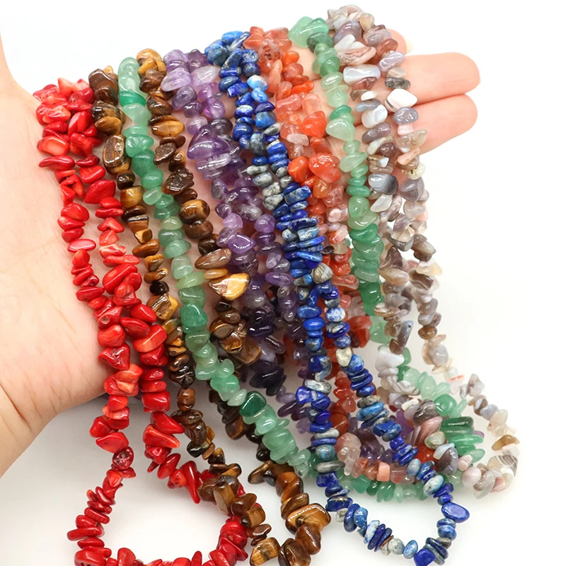 Бриллианты, гравий, камень, исцеляющий кристалл, аметист, турмалин, бисер для изготовления ювелирных изделий, браслет «сделай сам», Аксессуары для ожерелья