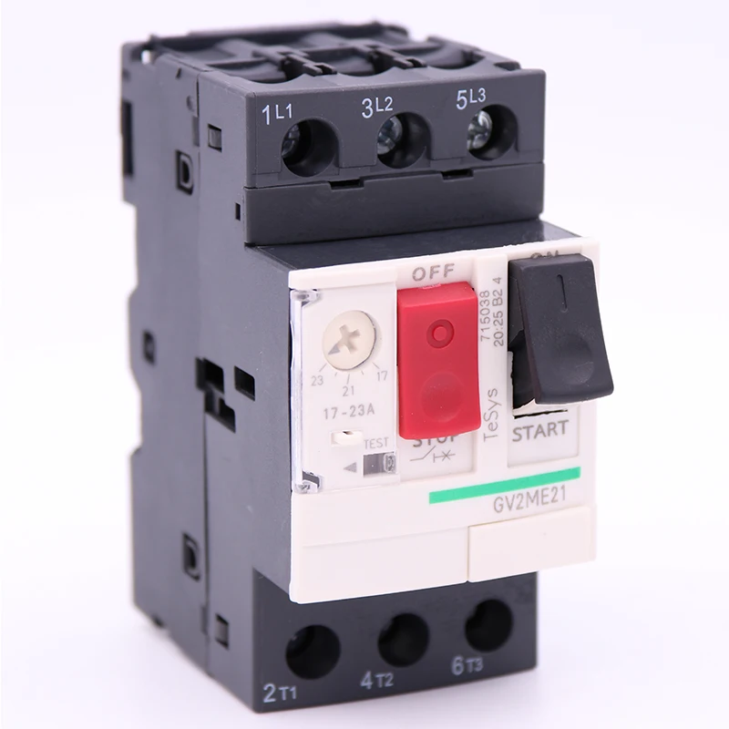 GV2ME21 3P 17-23A Thermal magnetic Screw clamp terminals Motor circuit breaker