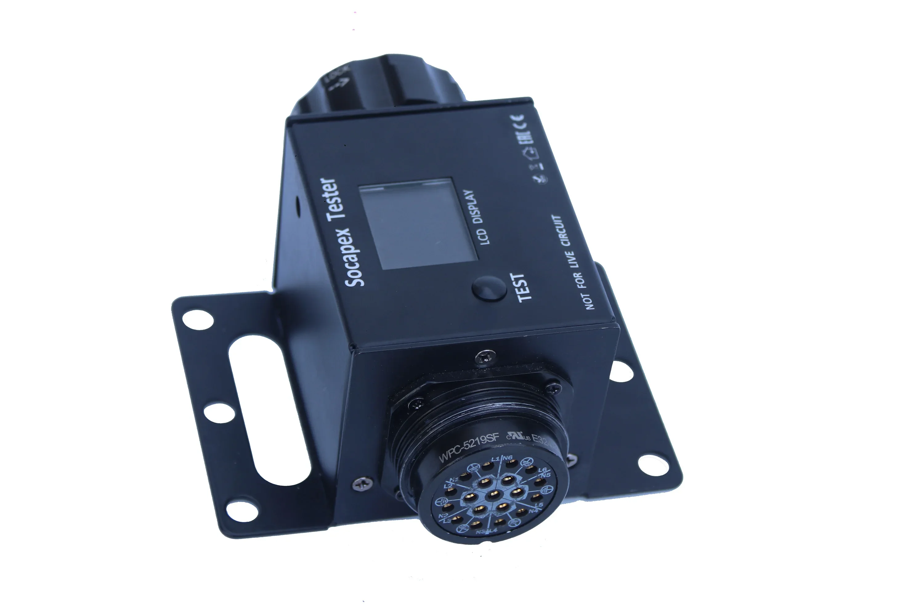 Multipin 19 Pin Black Socapex Tester Power Male Plug Female  for Stage Litghing