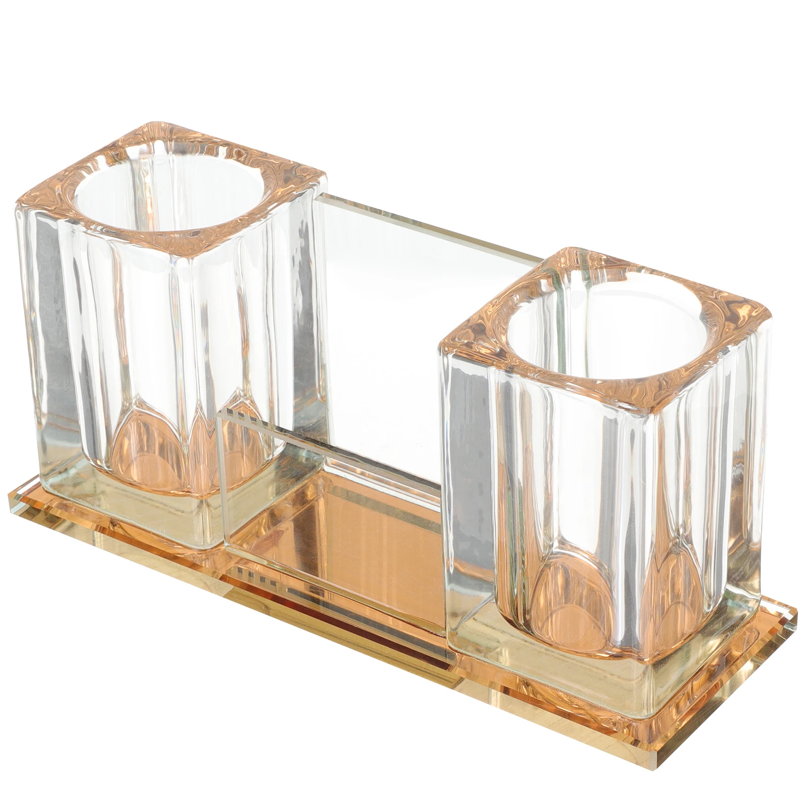 

Crystal Microphone Stand Holder Acrylic Base for Wireless Mics Storage Desk Stable Tabletop Display Home Office Accessory