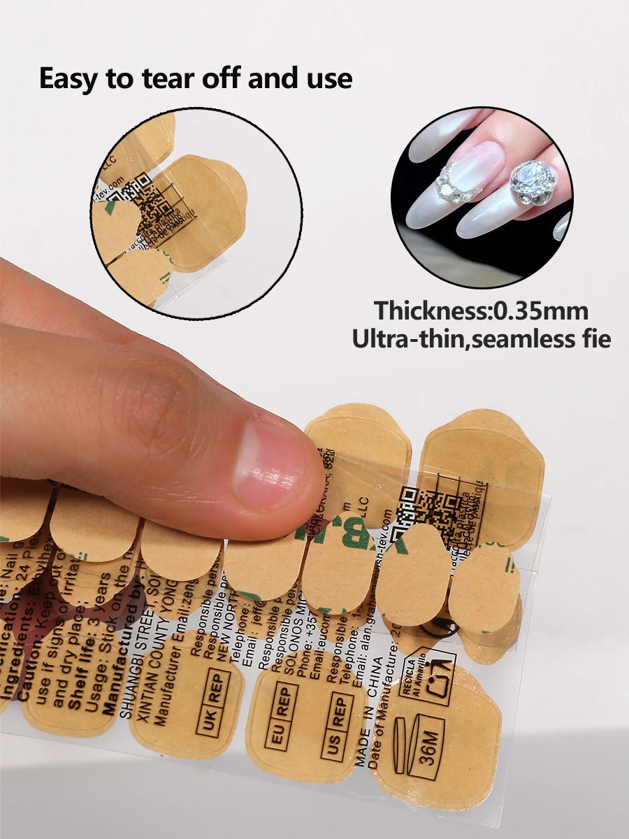 240PCS Double-Sided Breathable Nail Glue Stickers Strong Hold Jelly Adhesive Tabs for Press On Nails Nail Art