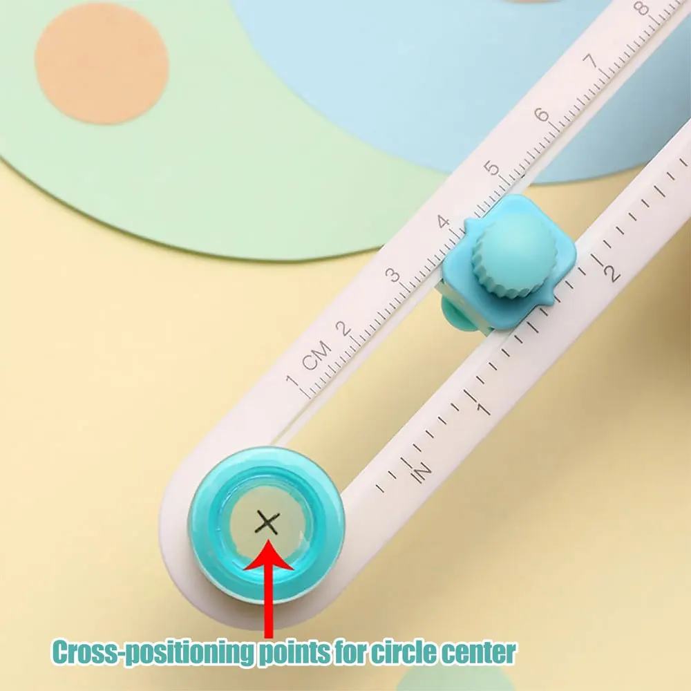 New Round Cutting Knife Adjustable 360 Compass Circle Cutter Scrapbooking Cutters Circular Paper