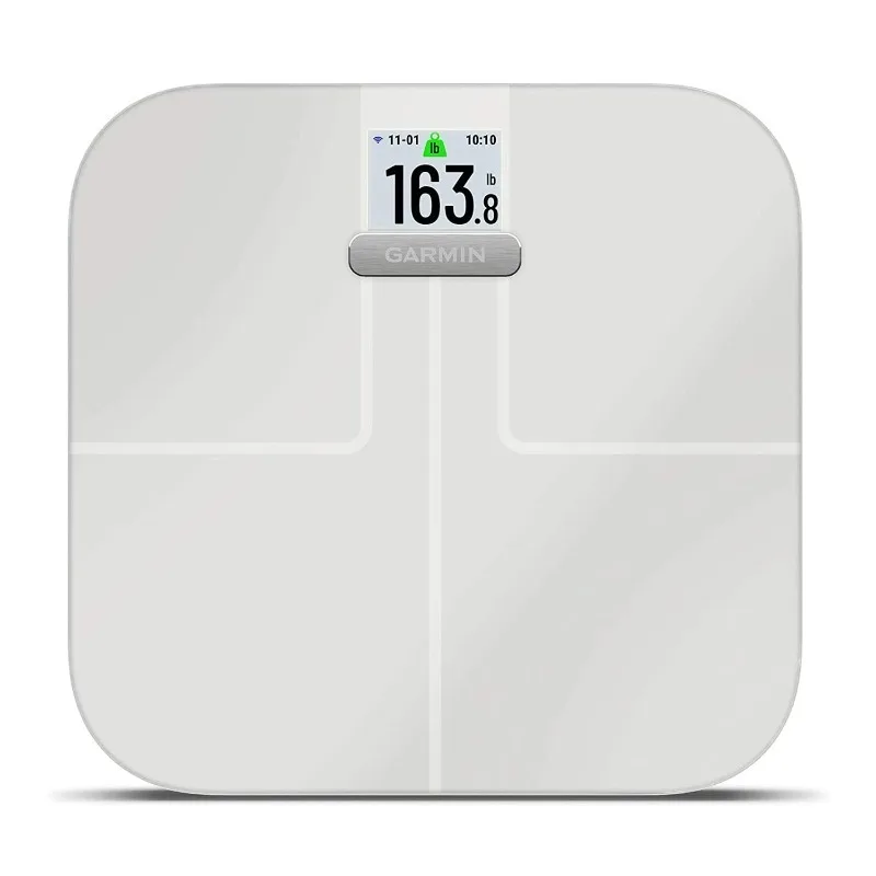 Index S2, Smart Scale with Wireless Connectivity, Measure Body Fat, Muscle, Bone Mass, Body Water% and More,White (010-02294-03)