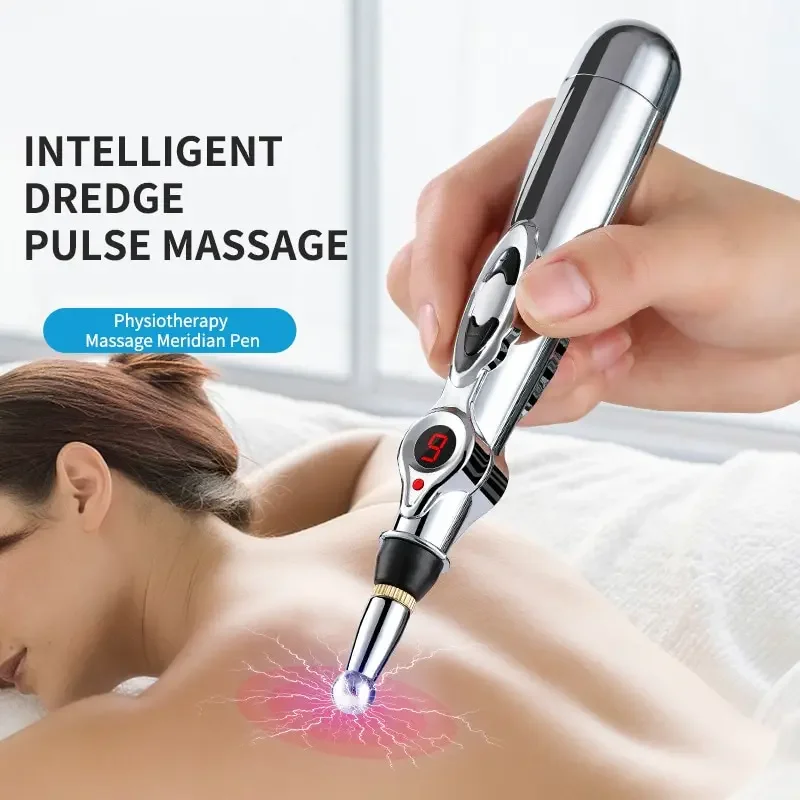 Elektronisch Acupunctuurpunt Moxibustie Sonde Pen Meridiaan Energie Meridiaan Pen Massage Pijnverlichting Laser Fysiotherapie Massageapparaat