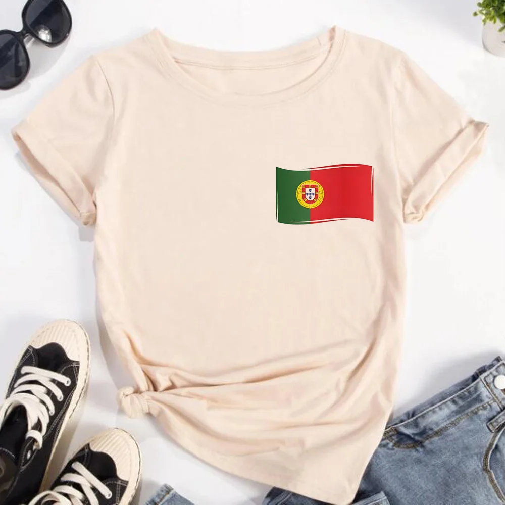 Portugal Tee women graphic tshirt female comic clothing