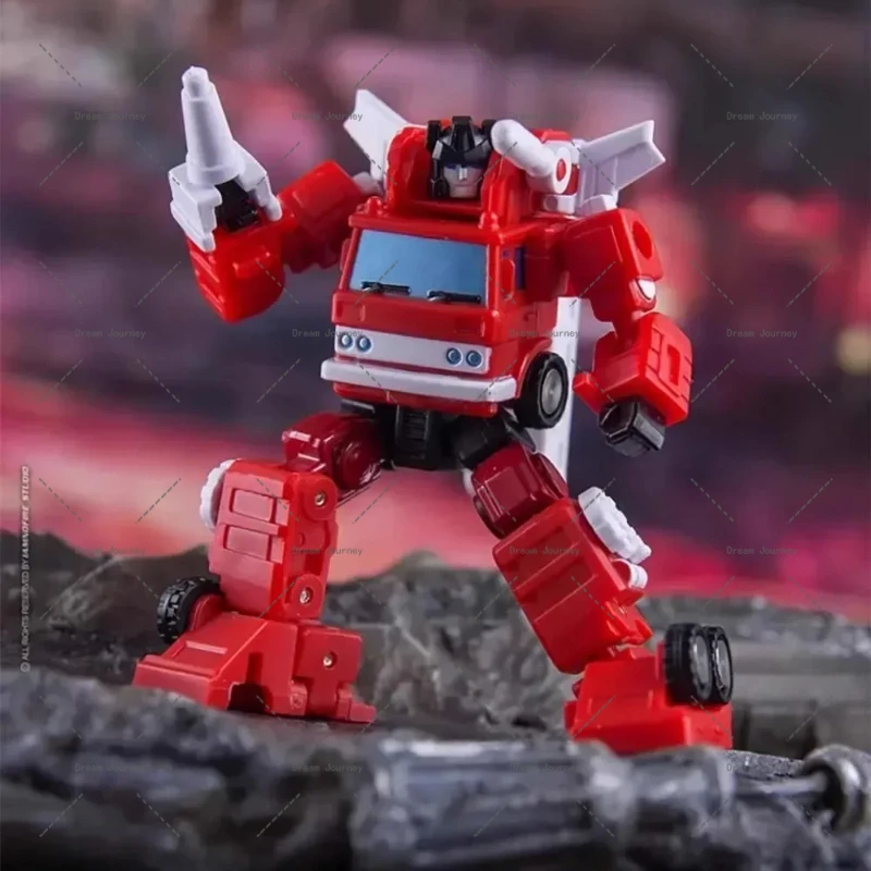 Nuevos juguetes transformadores en Stock Dr Wu Customs DW-E24 bombero Mini G1 Hell Extreme Battle figura de acción juguete colección regalo