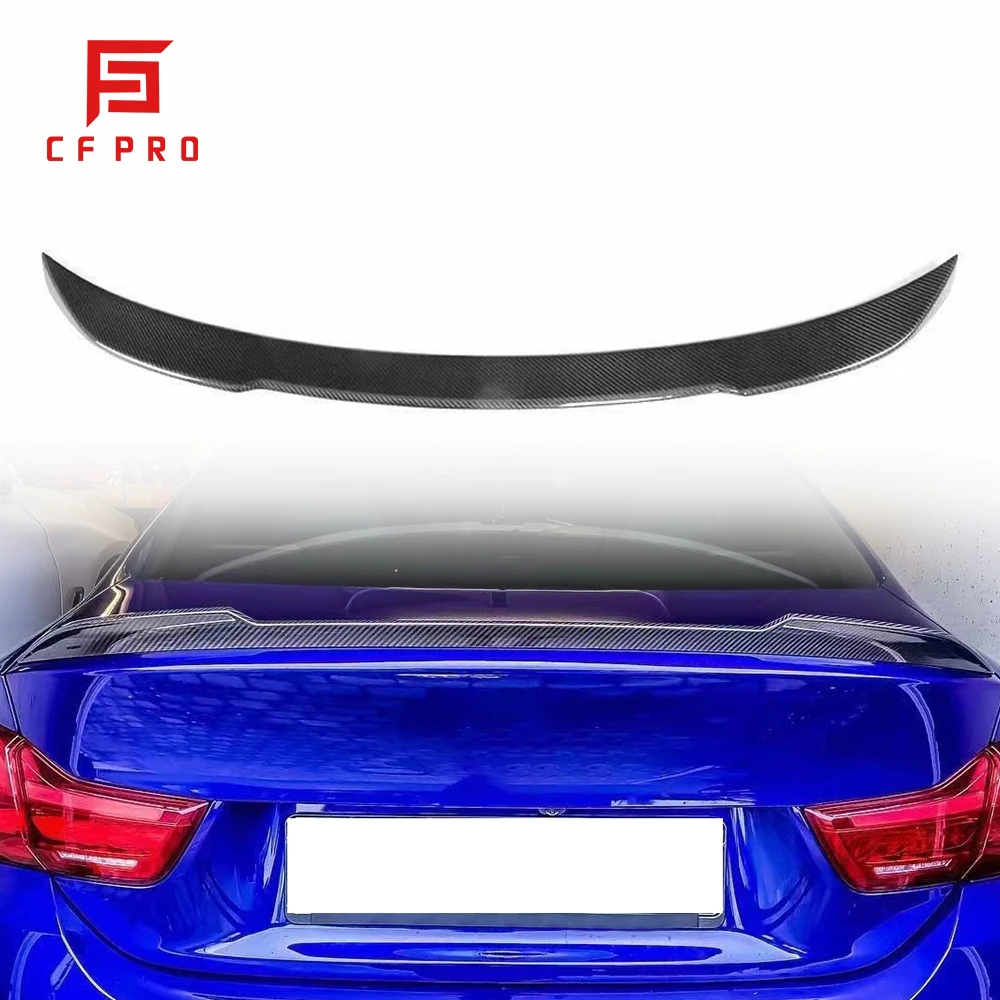 

Carbon Fiber Rear Spoiler Trunk Tail Wings Bumper CS Style For BMW F32 F82 Universal tail Sedan Racing Boot Spoiler Decoration