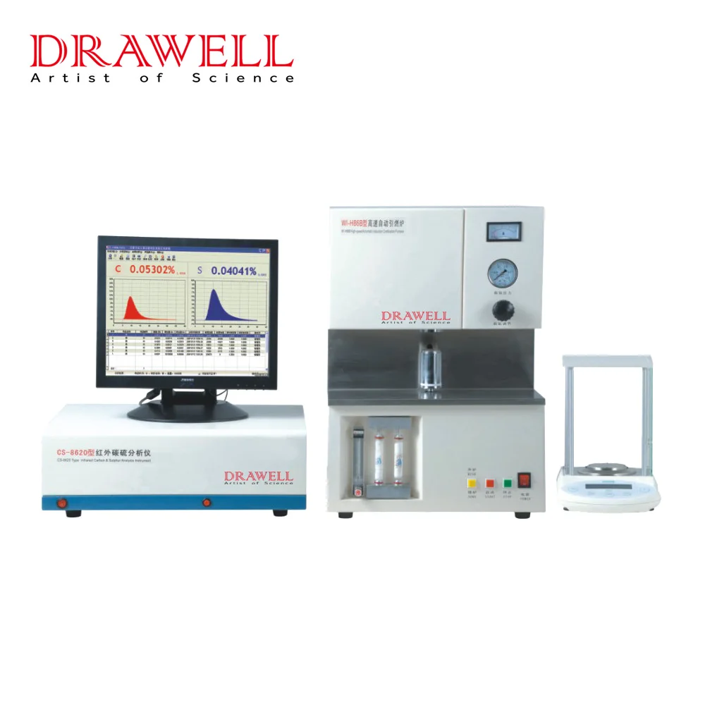 Lab Arc อินฟราเรดคาร์บอนและกำมะถัน Analyzer