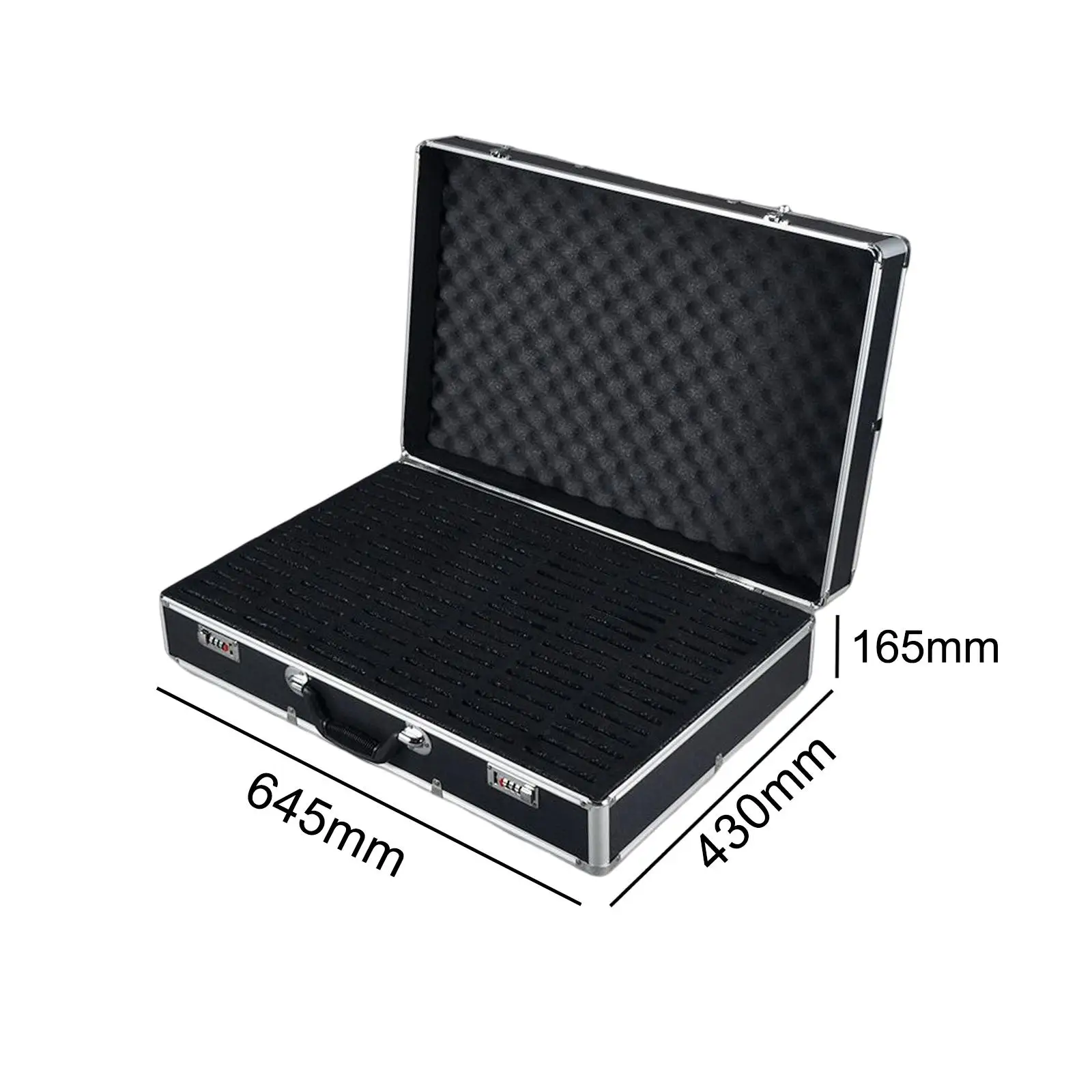 Game Card Case with Lock Large Capacity Durable Storage Box for Board Games Cards