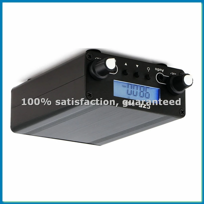 CZE-05B FM Transmitter 0.5W Radio Broadcasting over-the-Air PLL Stereo Audio Amplifier for Church Car Community US Plug-A50M
