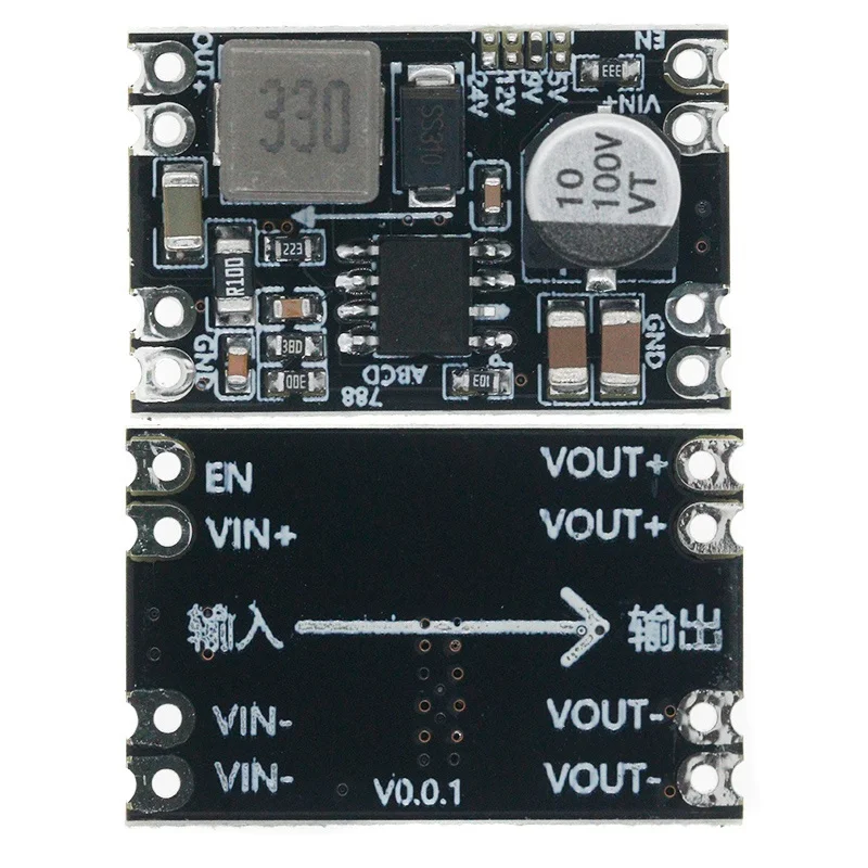 DC-DC buck power module 100V96V84V72V24V to 5V12V 2A Current Small size High voltage resistant