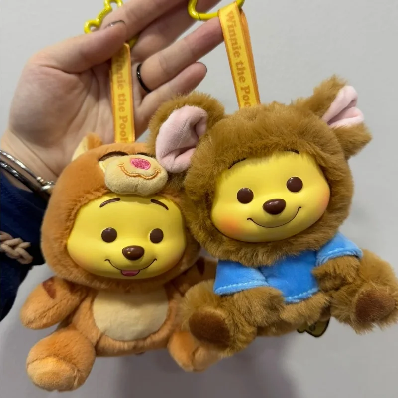 

New Genuine Disney Winnie Pendant Surprise Mystery Box Toys The Pooh Naughty Party Vinyl Plush Blind Box Cute Dolls Custom Gifts
