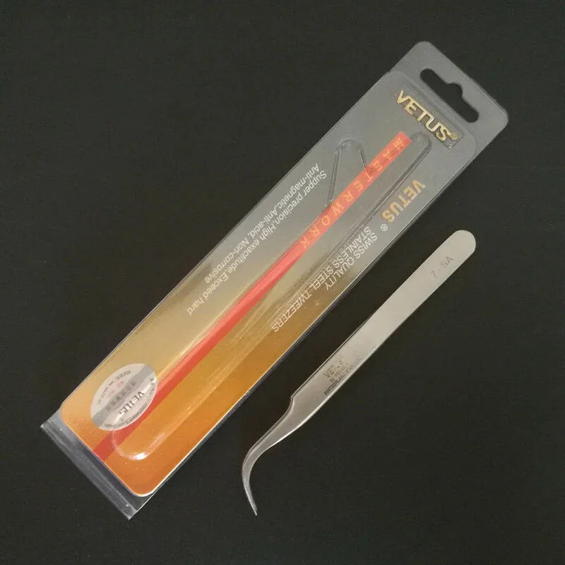 High Precision Tweezers Set Anti-magnetic Tweezers Set Forceps Electronics For Phone Repair Tools VETUS SS-SA 7-SA Huimintong