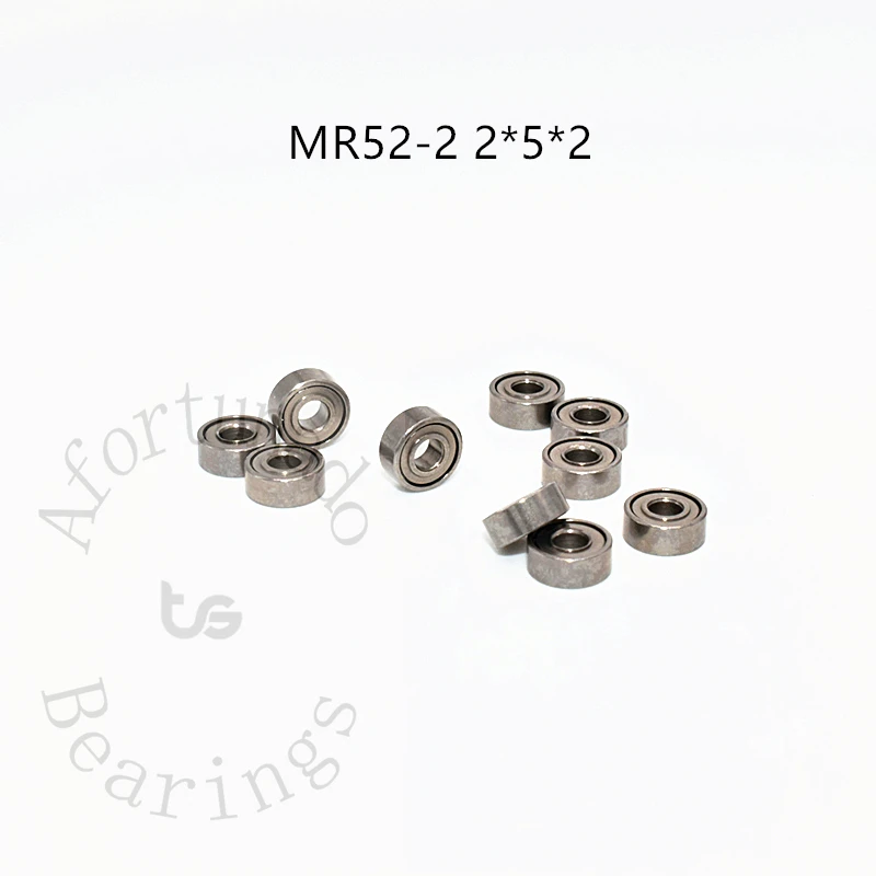 MR52-2 10 szt. 2*5*2 (mm) metalowe uszczelnione miniaturowe łożyska ze stali chromowanej