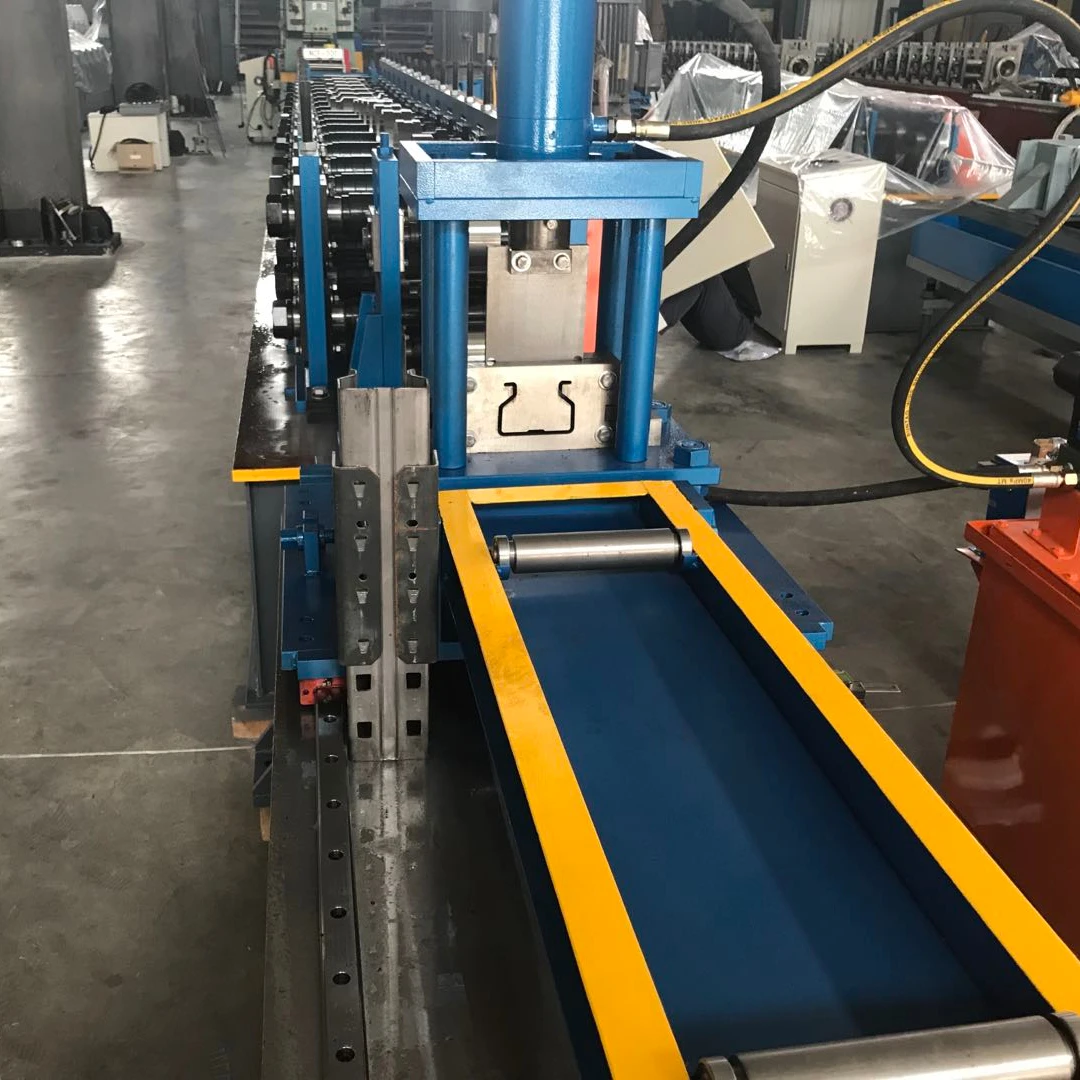 Rack Beam Cold Storage Equipment Producing Steel Supermarket Shelves Storage Rack upright pillar Roll Forming Machine