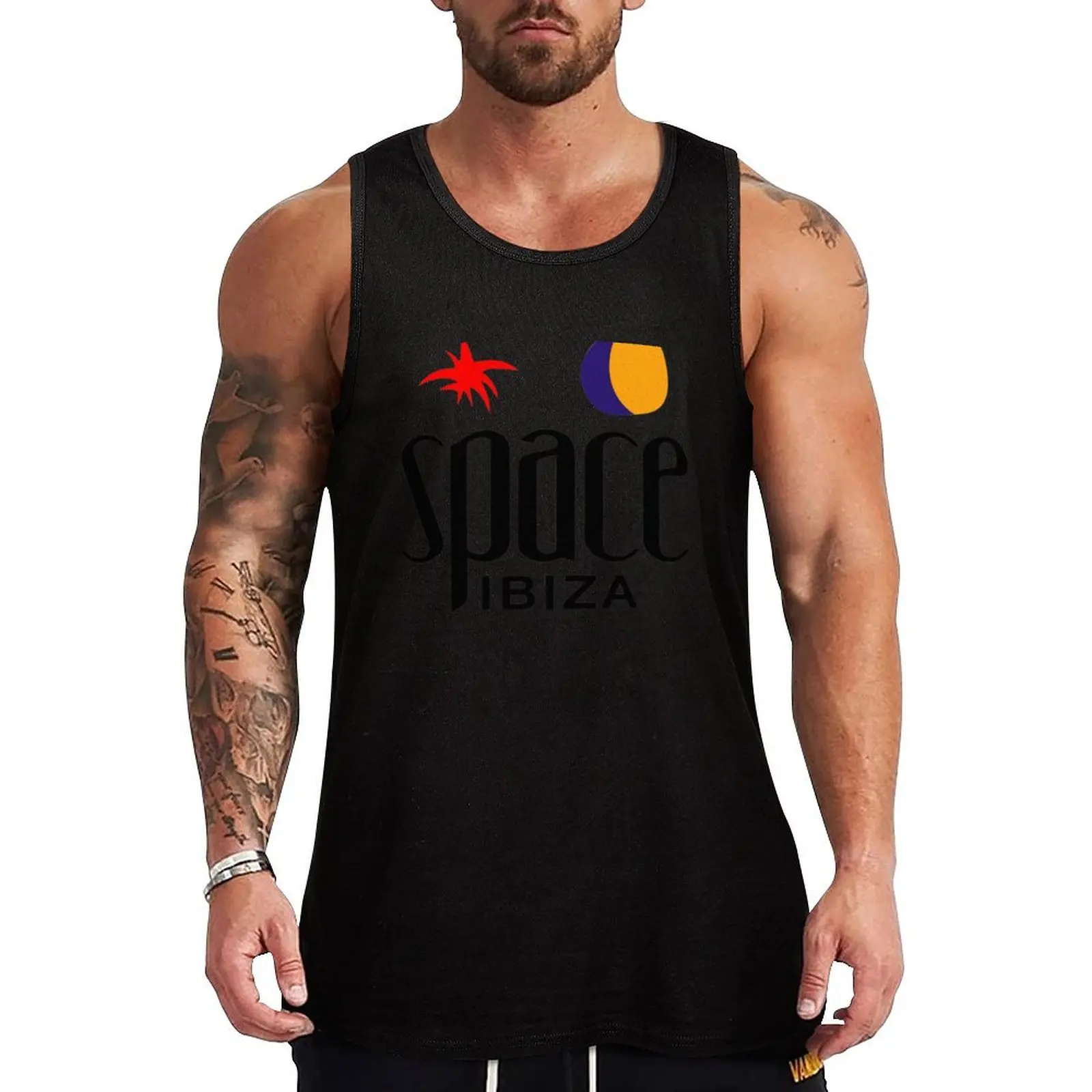 

Best Selling - Space Ibiza Tank Top gym shirts sleeveless shirt man gym Men's sleeveless t-shirt