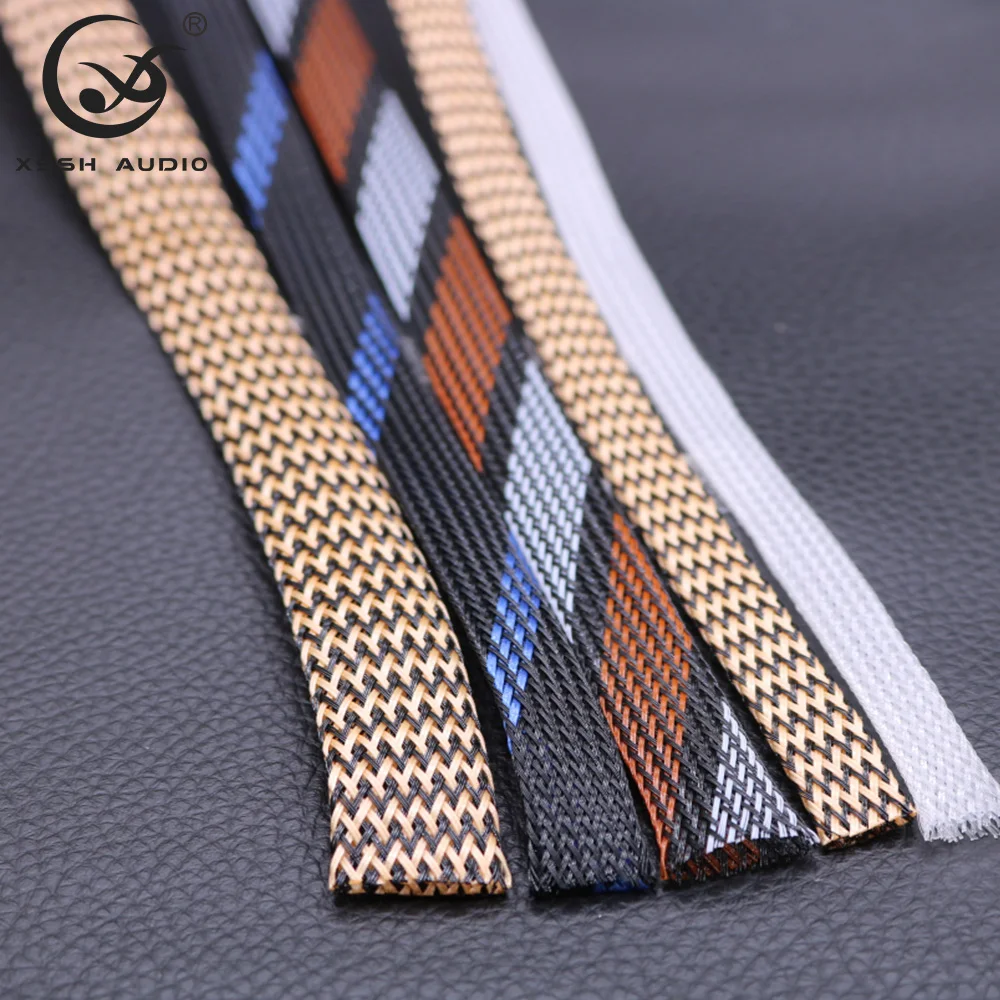 OEM 5-20mm Wholesale Multi-color PET Nylon Braided Sleeve, Shock Absorbing Mesh Cover, Universal Use for Different Wiring Cables