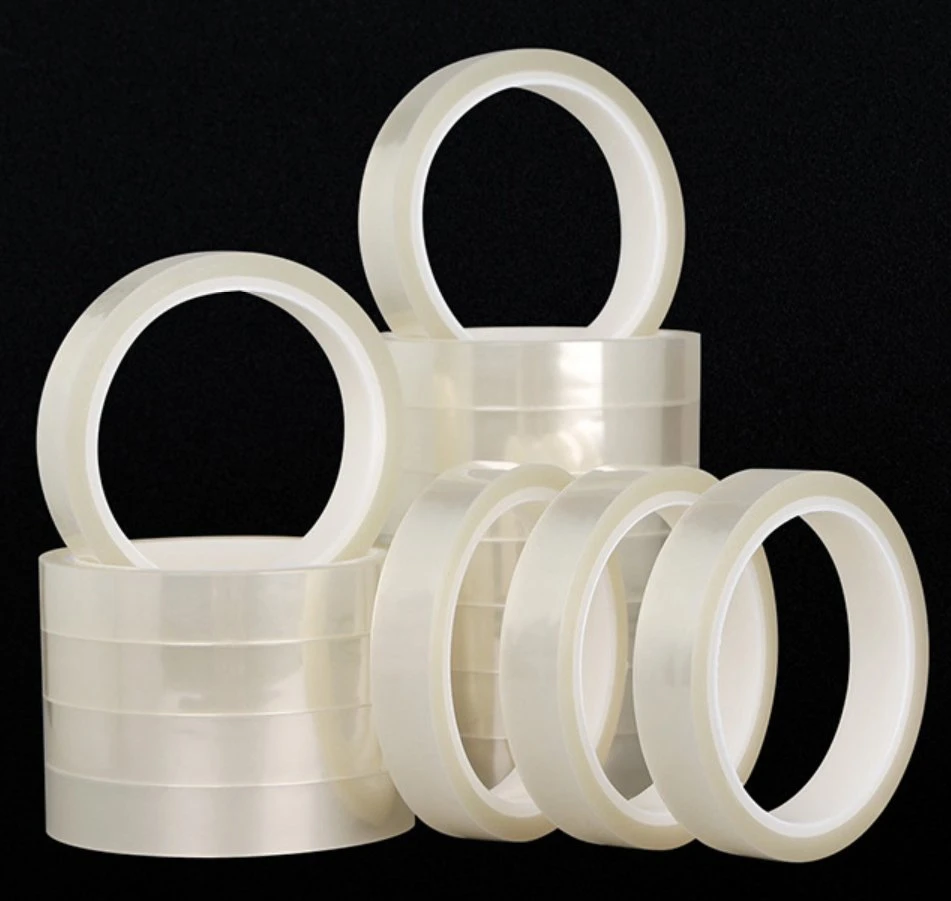 

1pcs High Temperature Resistant Double-sided Teflon Tape 300℃ White Glass Fiber PTFE Tape Adhesive Components Without Residue