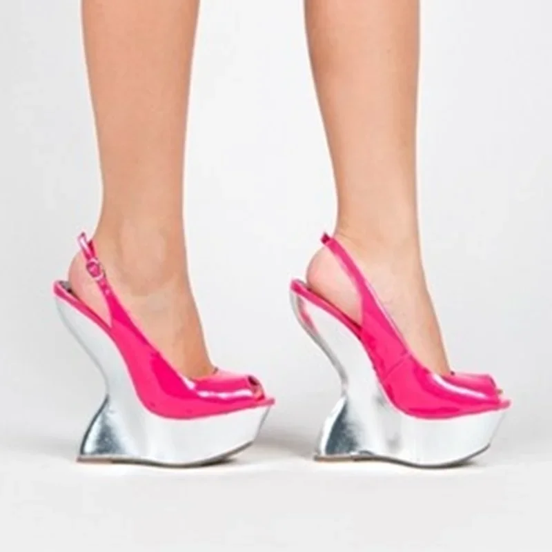 Fretwork Heels Peep Toe Shingback Pupms Sexy Pointed Toe Leather Size 35-48 Accept Customized New Arrivals Fashion Women Shoes - view 6