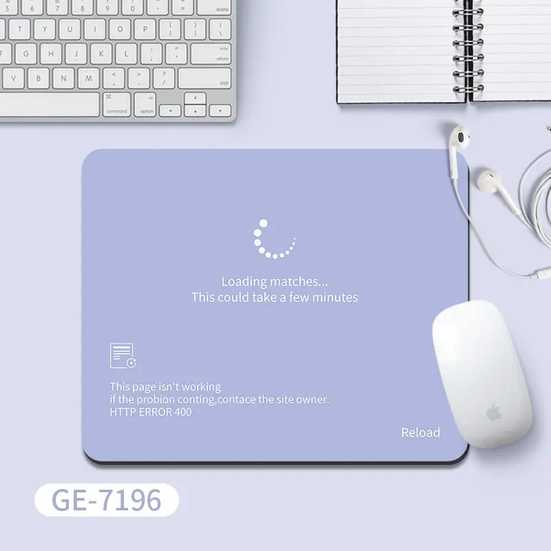 Leather Pad without Lock Edges Mouse Pad Simple Text Mouse Pad Student Desk Mat Computer Mouse Mat Laptop Deskmat HD