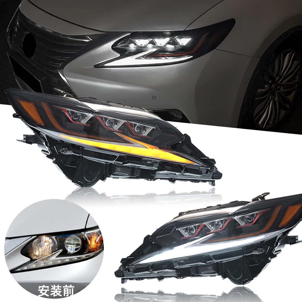 

Headlight For Lexus ES200 LED Headlights 2013-2017 ES300 Head Lamp Car Styling DRL Signal Projector Lens Automotive Accessories