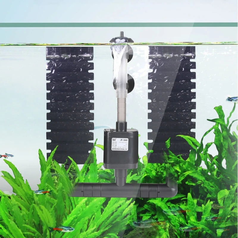 Built-in Aquarium Filter Circulation Oxygenate Fishbowl Filters Silent Scalable Water Filters Aquatic Tfish Tank Filter System