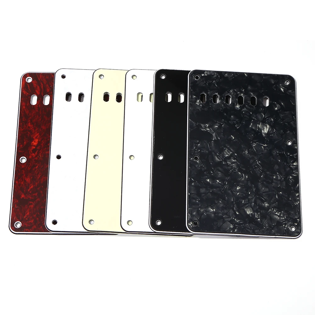 Guitar Bass Instrument Accessories 6 Holes Guitar Tremolo Cavity Cover Back Plate for Fender ST SQ Electric Guitar