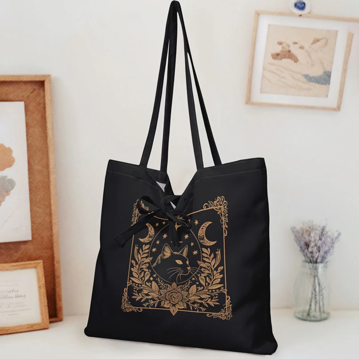 

Симпатичная сумка-тоут для женщин, портативная, универсальная, с рисунком букв и мультфильмов, экологически чистая сумка, модная женская сумка для покупок