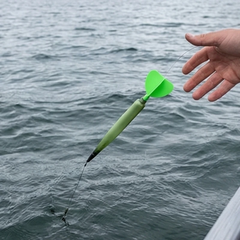 Fishing Float With Weighted Systems For Steady Positioning In Lake And Rivers