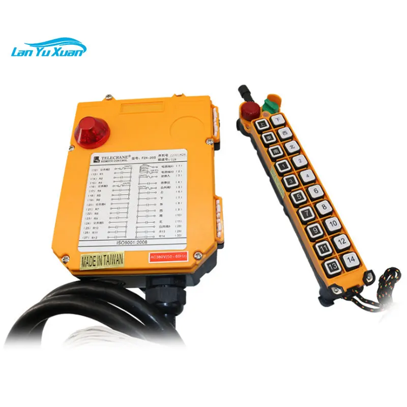 Factory Direct Supply F24-20S Universal Hoist Crane Overhead Crane 20 Keys Single Speed Industrial Wireless Radio Remote Control