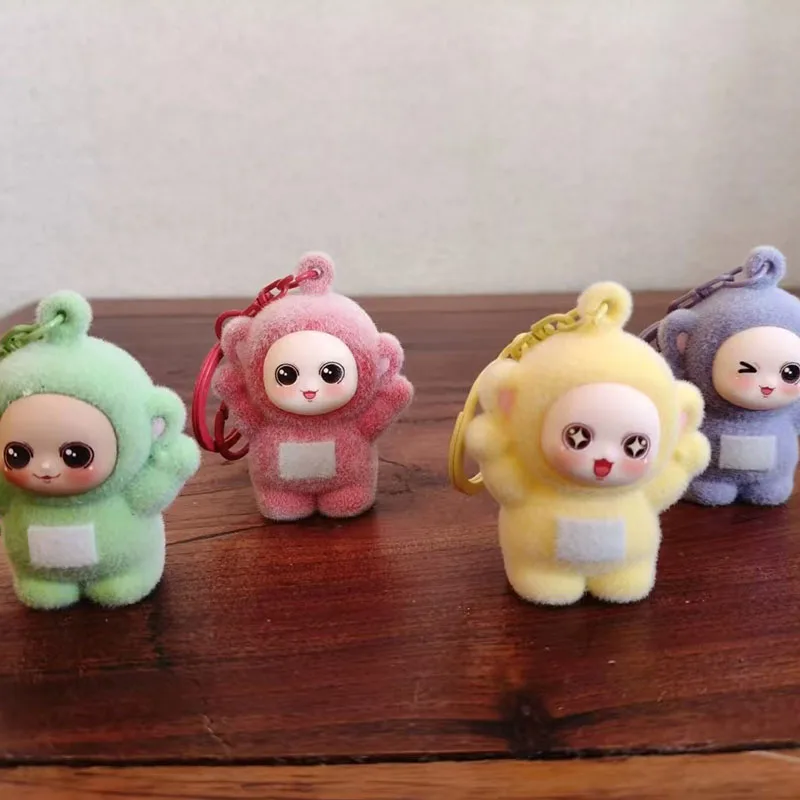 

Четырехцветные брелки с героями мультфильмов для малышей, маленькие подвески, модные детские подарки, милые куклы, школьные ранцы и подвески для пар