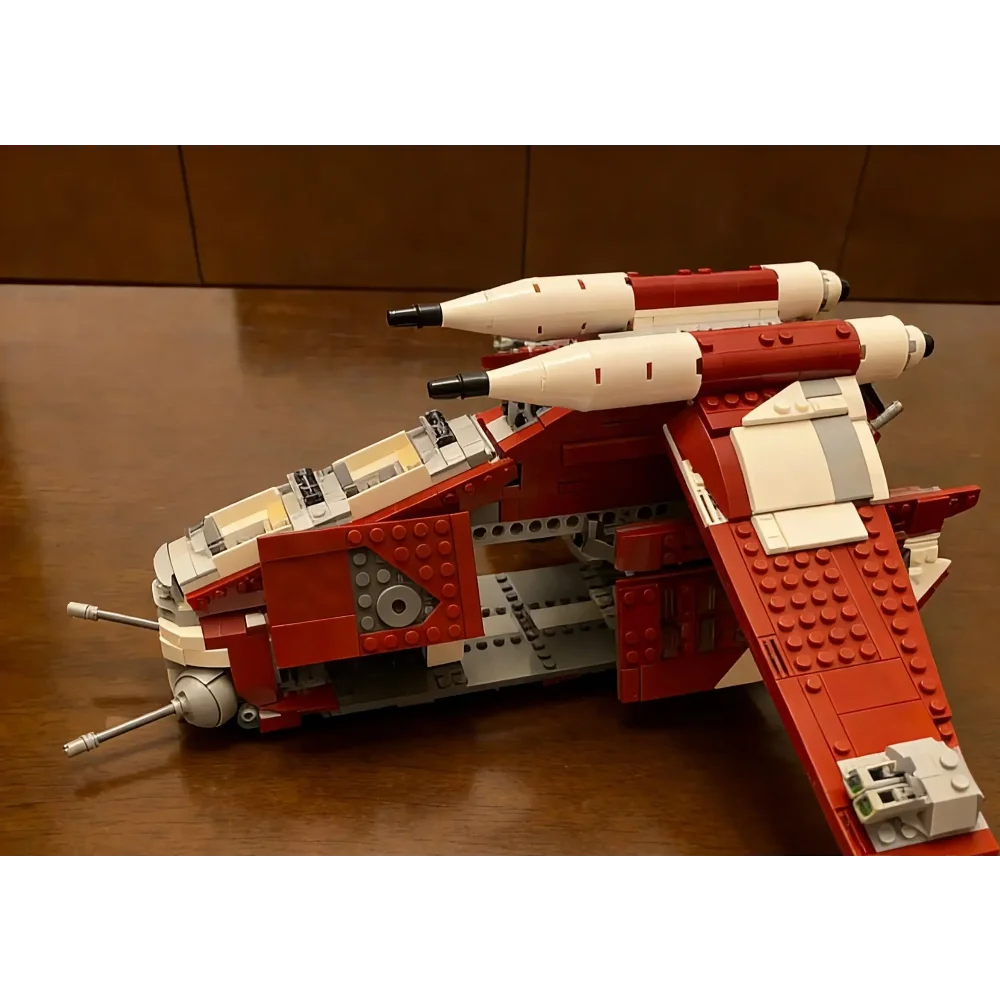 

Double Gunboat Aircraft 75354 Building Blocks Sets Compatible with Legoed Particles Suitable for Christmas Gifts 1083pcs