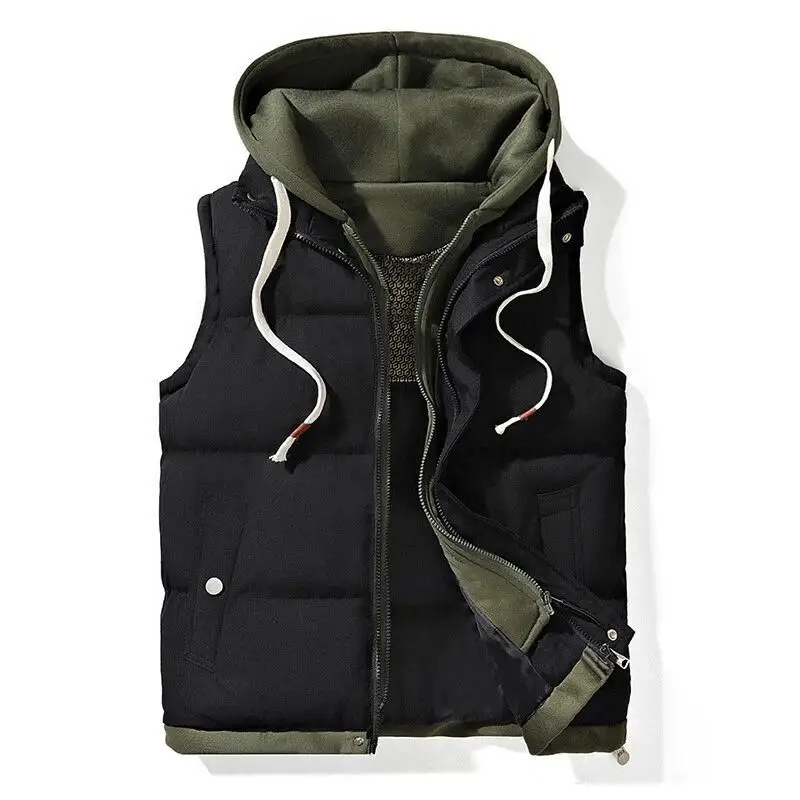 Men Women Outdoor Down Cotton Vests Loose Casual Sports Hiking Camping Cotton Jackets Vests Jackets Personalized Printed Logos