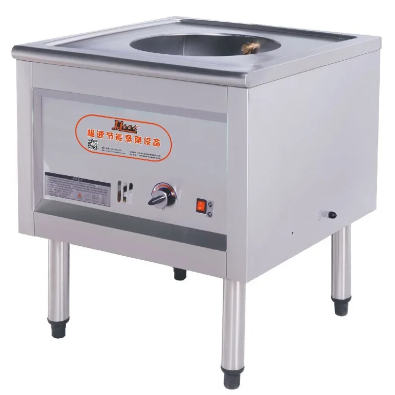 For Home and Commercial Gas Powered Food Grade Steamer 304 Stainless Steel Restaurant Low Noise Timer Function Safe Operation