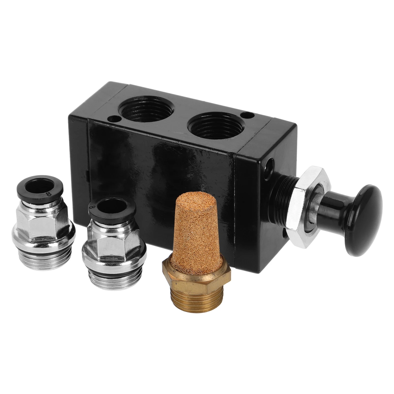 

1 set Hand Valve 3R310 Push Pull Control Heavy Duty Air Lever Pressure Adjustable Hand Control Valve Pneumatic System