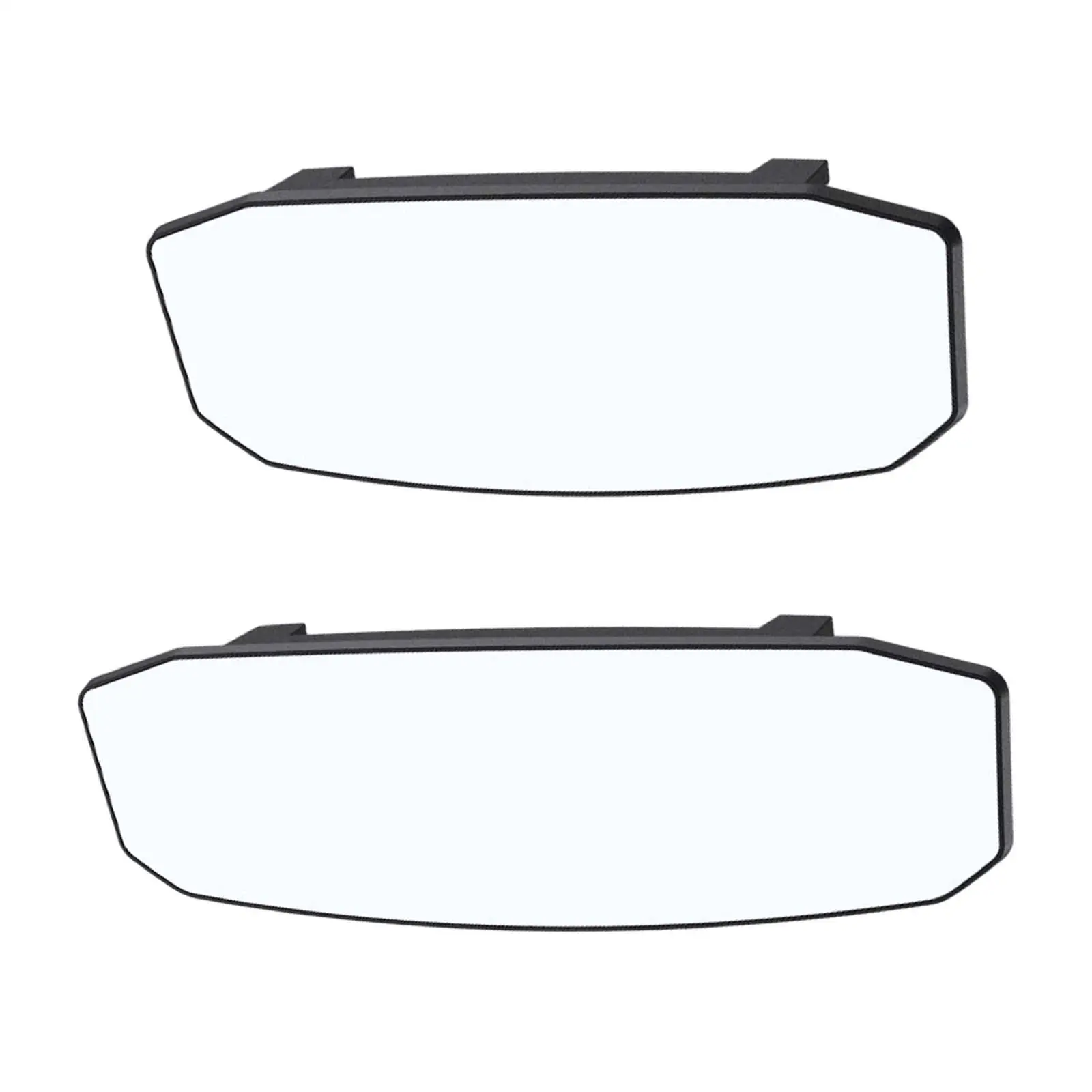 Espejo retrovisor Interior de coche, espejo de gran angular, espejo retrovisor panorámico con Clip para furgoneta SUV