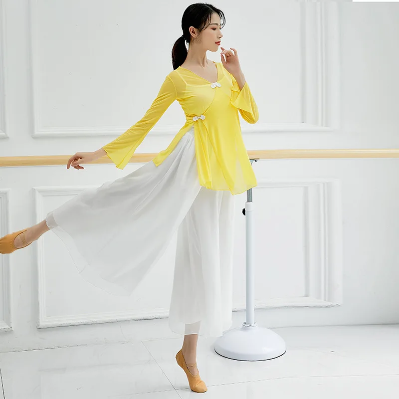 Classical dance body rhyme gauze clothes art test dance practice clothes Chinese style national ballet teacher