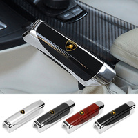 New Car Handbrake Cover Carbon Fiber Auto Handbrake Grips Protector For Lamborghini Huracan LP570 LP610 Urus Premium Accessories