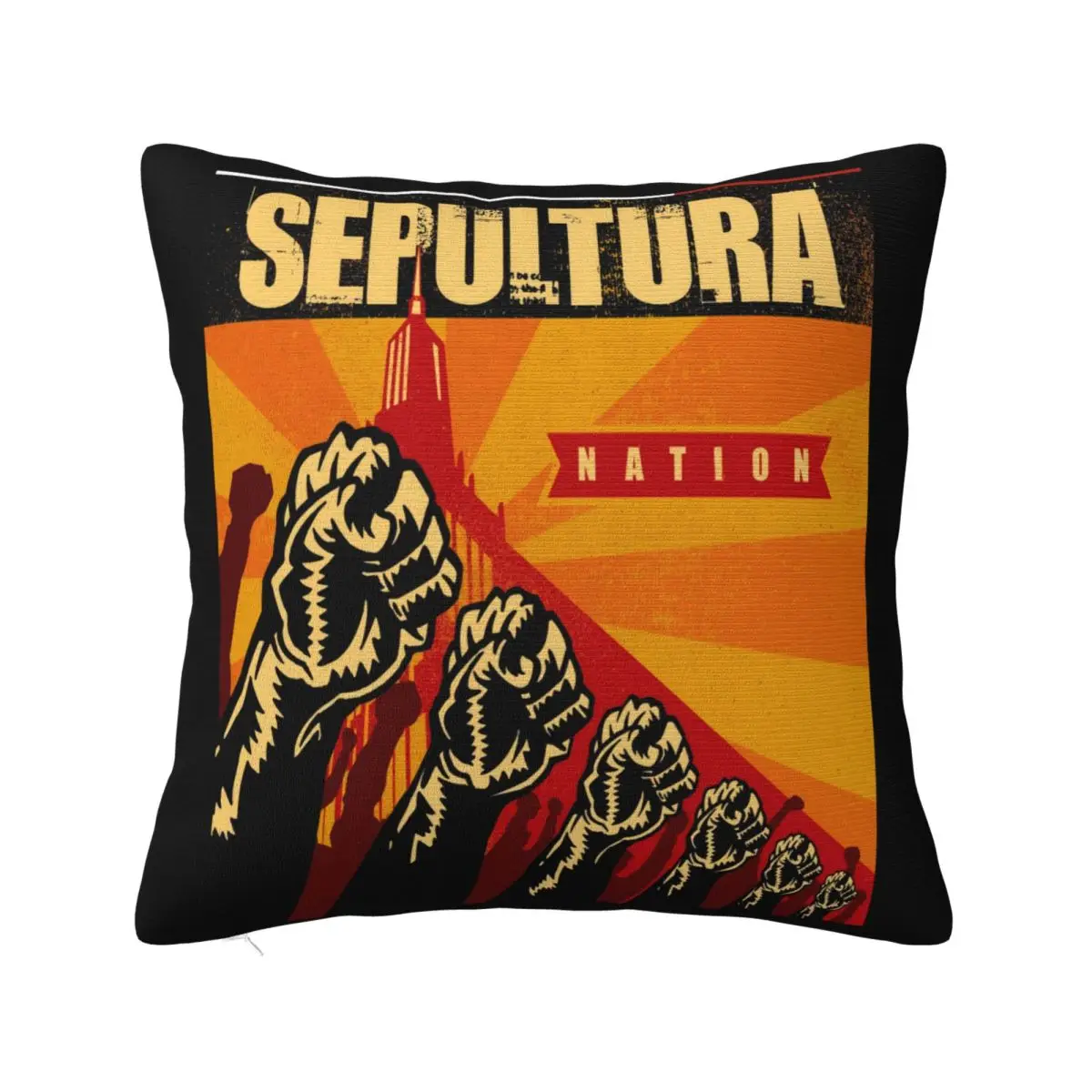 

New Sepultura Nation Dtg Printed S 7Xl Hot Brand Breathable Cheap Price Adults Homme Straight Hip-Hop Natural Pillow Case