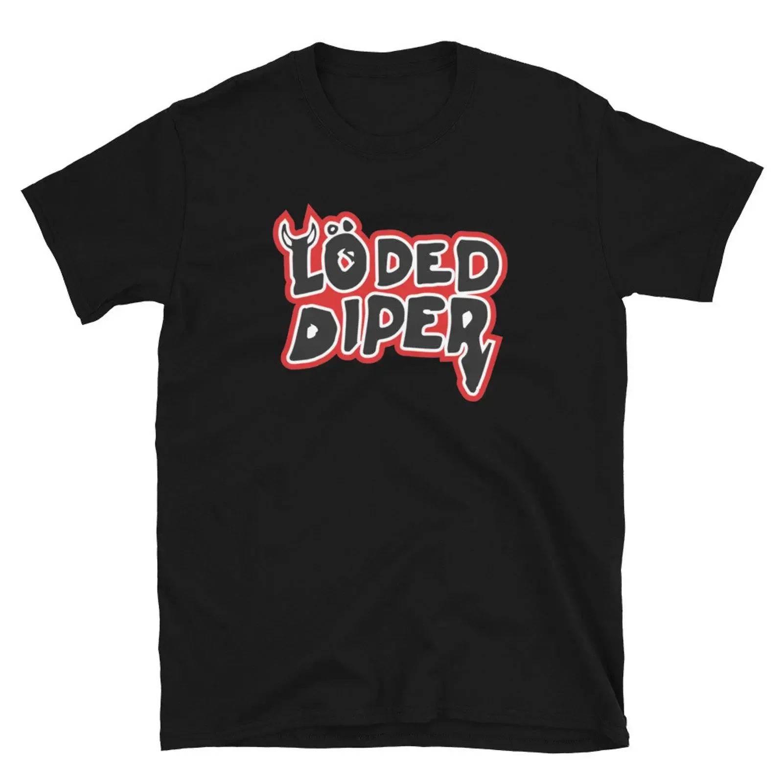 Loaded Diaper T Shirt Loded Diper vintage Washed streetwear Slightly fashion Stylish Top For Everyday Wear Versatile