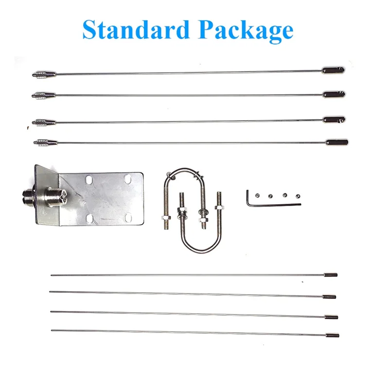 

M86K RE-05 Антенный кронштейн 10-1300 МГц, красный заземляющий для мобильного радио SO239-SO239, усиление антенны для базовой станции (A)