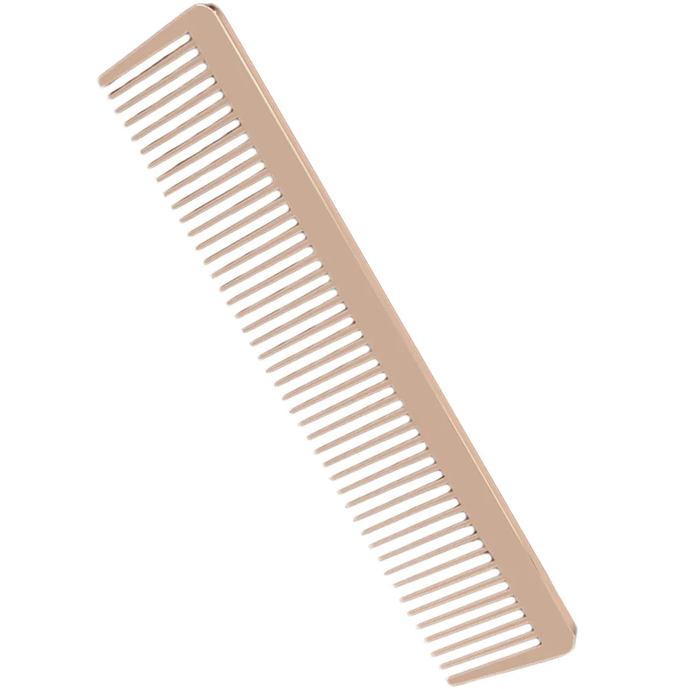 

Metal Barber Comb Zinc Alloy Beard Haircut Hairdressing Styling Salon Hair Cutting Comb Hair Salon Supplies Zinc Alloy Comb,