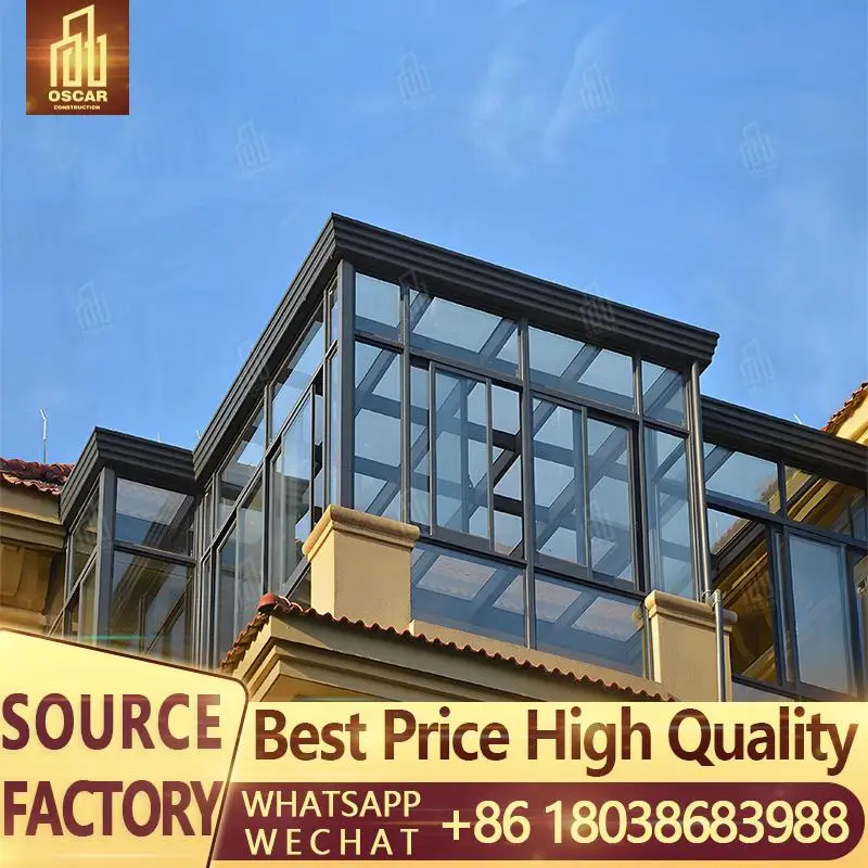 

Customizable Multi function Aluminum Conservatory for Outdoor Relaxing in US Factory Aluminum Sunroom