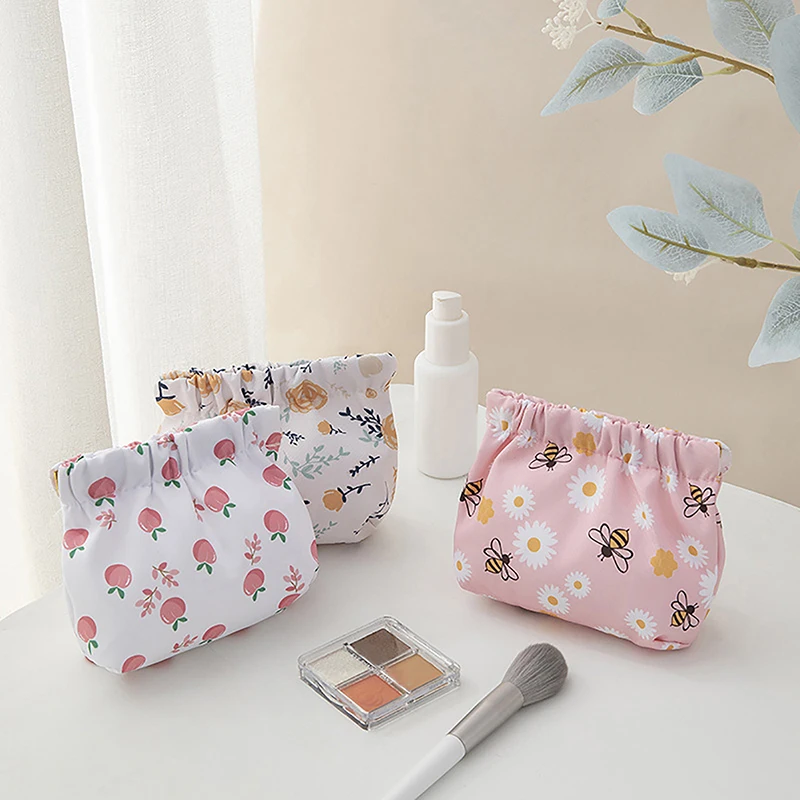 1Pcs Mini Storage Bag Fragment Printed Zero Wallet Portable Key Lipstick Coin Carry On Handbag Travel Jewelry Bag