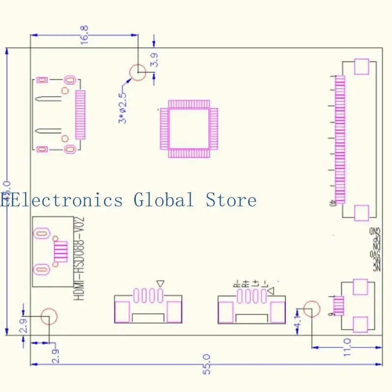 462b 8.8Inch Strips Monitors 1920×480
