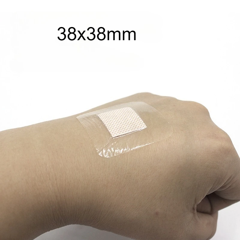 50 قطعة/المجموعة مقاوم للماء الفرقة المعونة تضميد الجروح التصحيح الشائكة الجص الإسعافات الأولية الجص لاصق الضمادات 72x19 مللي متر/38x38 مللي متر