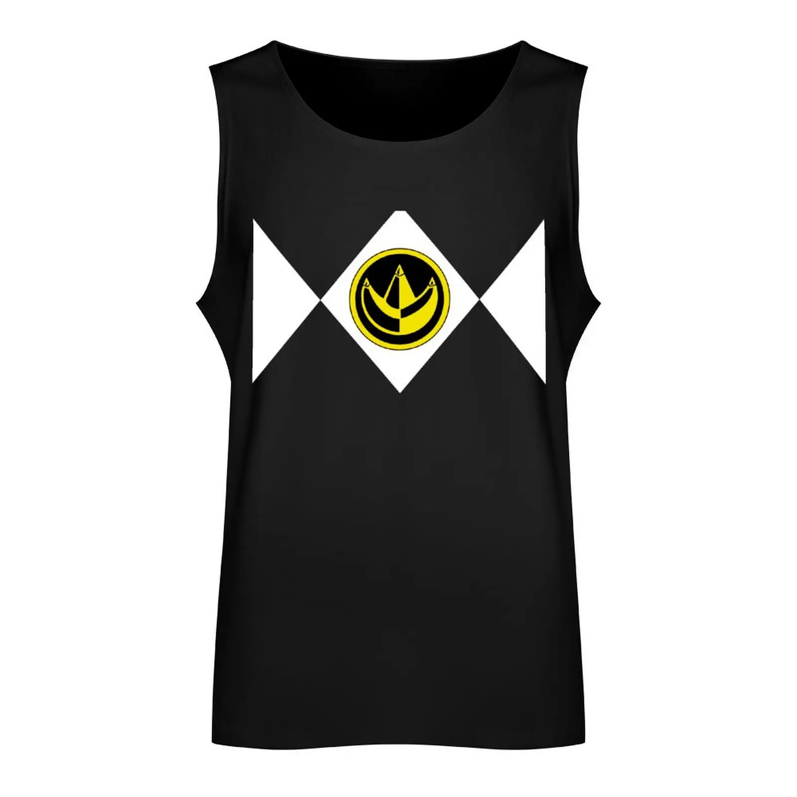 MMPR Green Ranger With Coin Tank Top Gym T-shirts for men muscular man Men's singlets