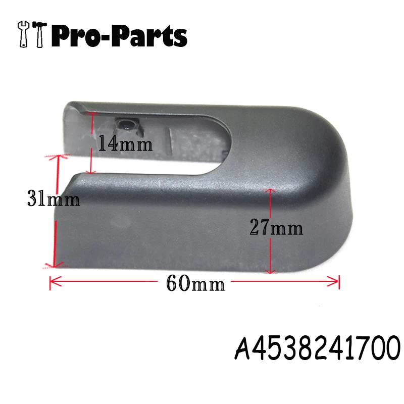 High Quality Rear Wiper Arm Cover Cap A4538241700 A 453 824 17 00 For Mercedes-Benz Smart Forfour 2015-2022 4538241700